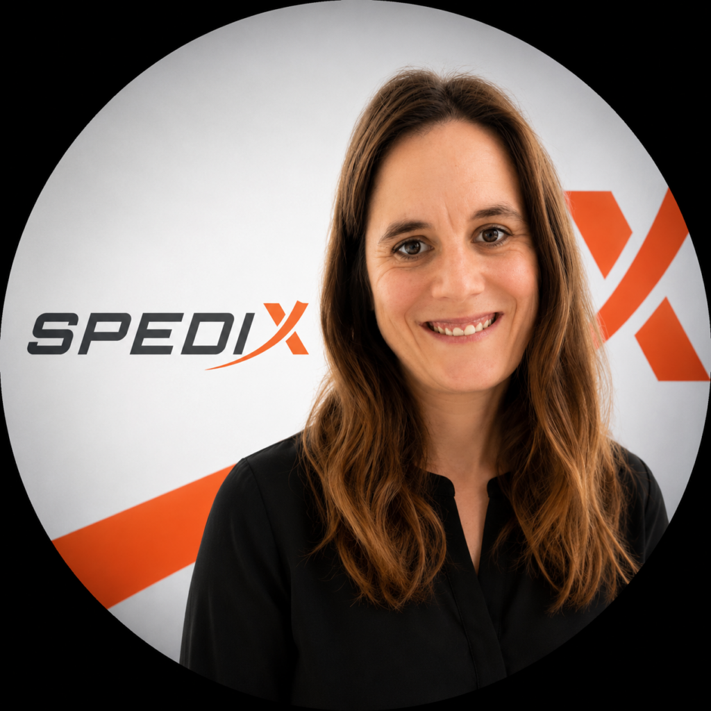Ansprechpartnerin für Buchhaltung und Auftragsabwicklung der Spedix GmbH in Speyer.